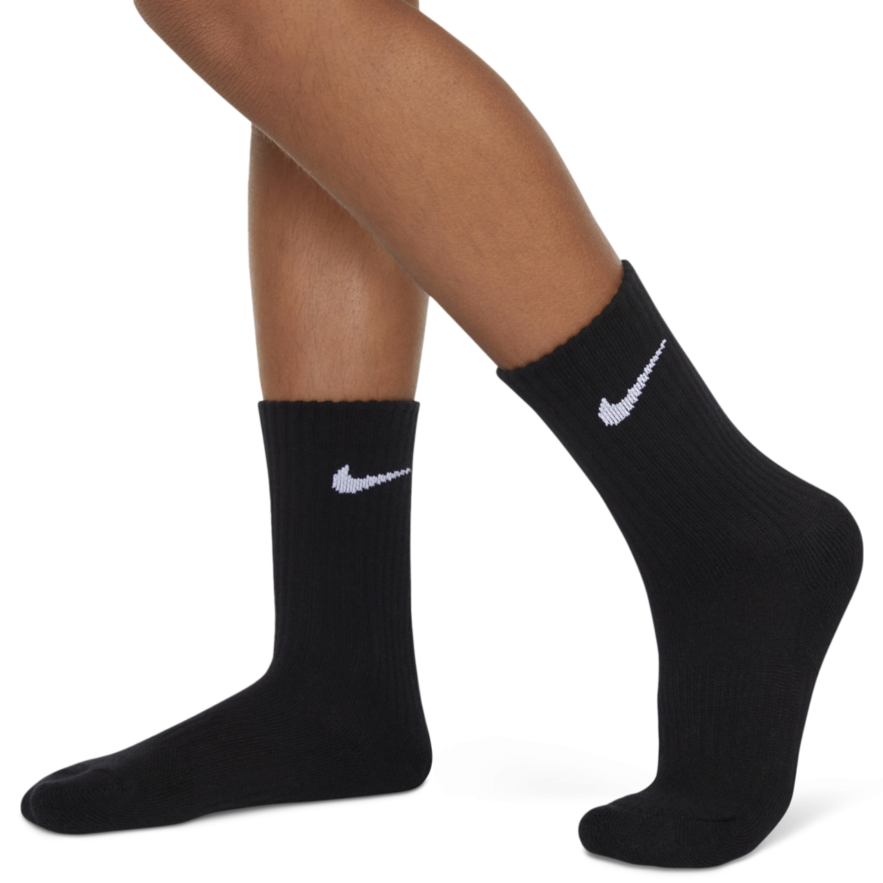 Nike 6 Pack Dri-FIT Performance Basic Crew Socks Image 3 of 3. Tap to open photo gallery.