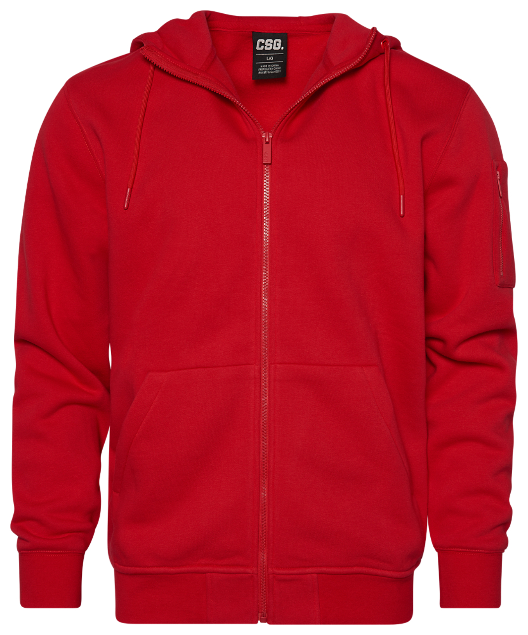 CSG Basic Full-Zip Fleece Hoodie Image 1 of 2. Tap to open photo gallery.