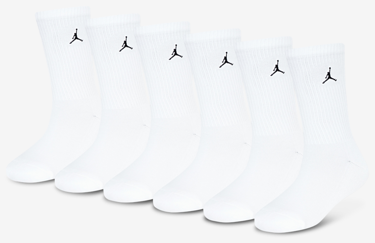 Jordan Everyday Essential 6PK Crew Socks Image 1 of 2. Tap to open photo gallery.