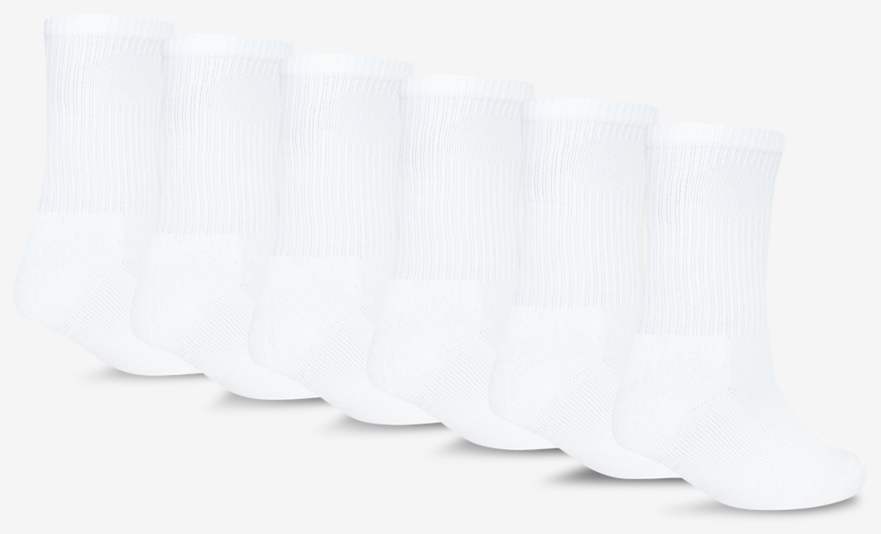 Jordan Everyday Essential 6PK Crew Socks Image 2 of 2. Tap to open photo gallery.