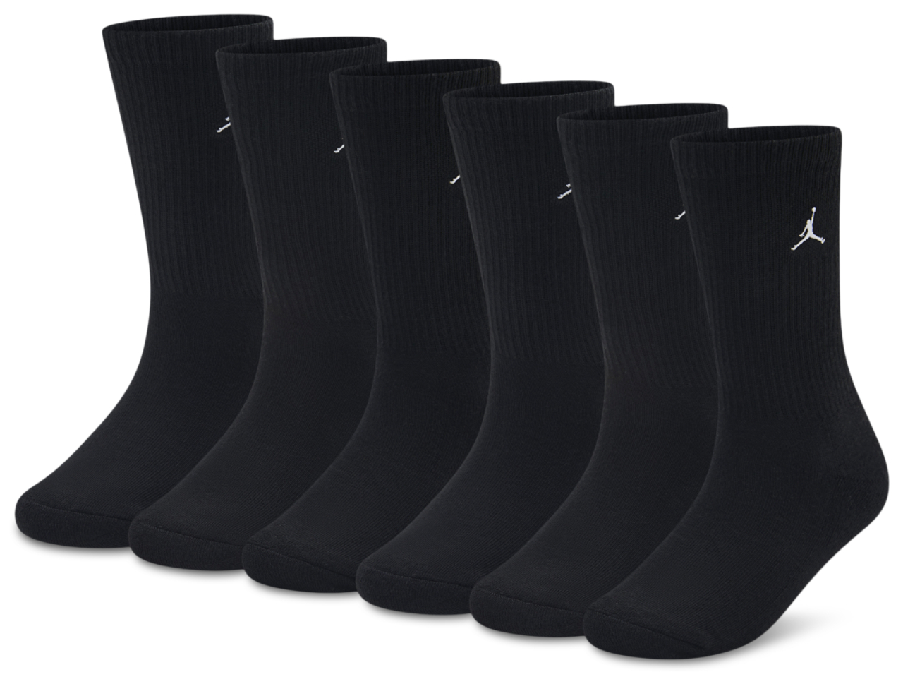 Jordan Everyday Essential 6PK Crew Socks Image 1 of 2. Tap to open photo gallery.