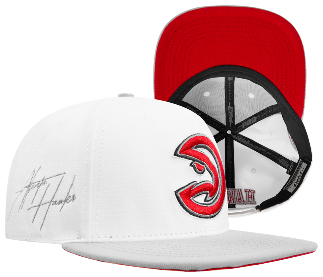 Pro Standard Hawks WC Crackle Wool Snapback Hat Image 1 of 6. Tap to open photo gallery.