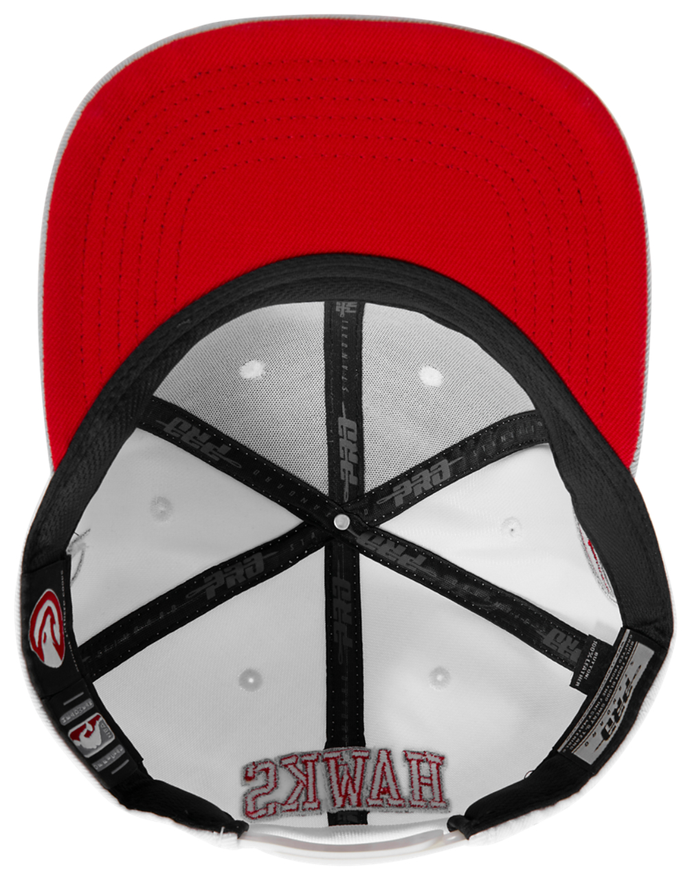 Pro Standard Hawks WC Crackle Wool Snapback Hat Image 6 of 6. Tap to open photo gallery.