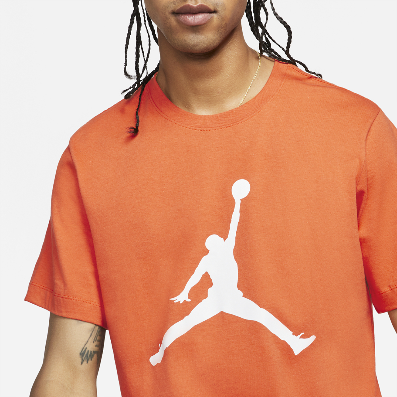 Jordan Jumpman Crew T-Shirt Image 3 of 3. Tap to open photo gallery.