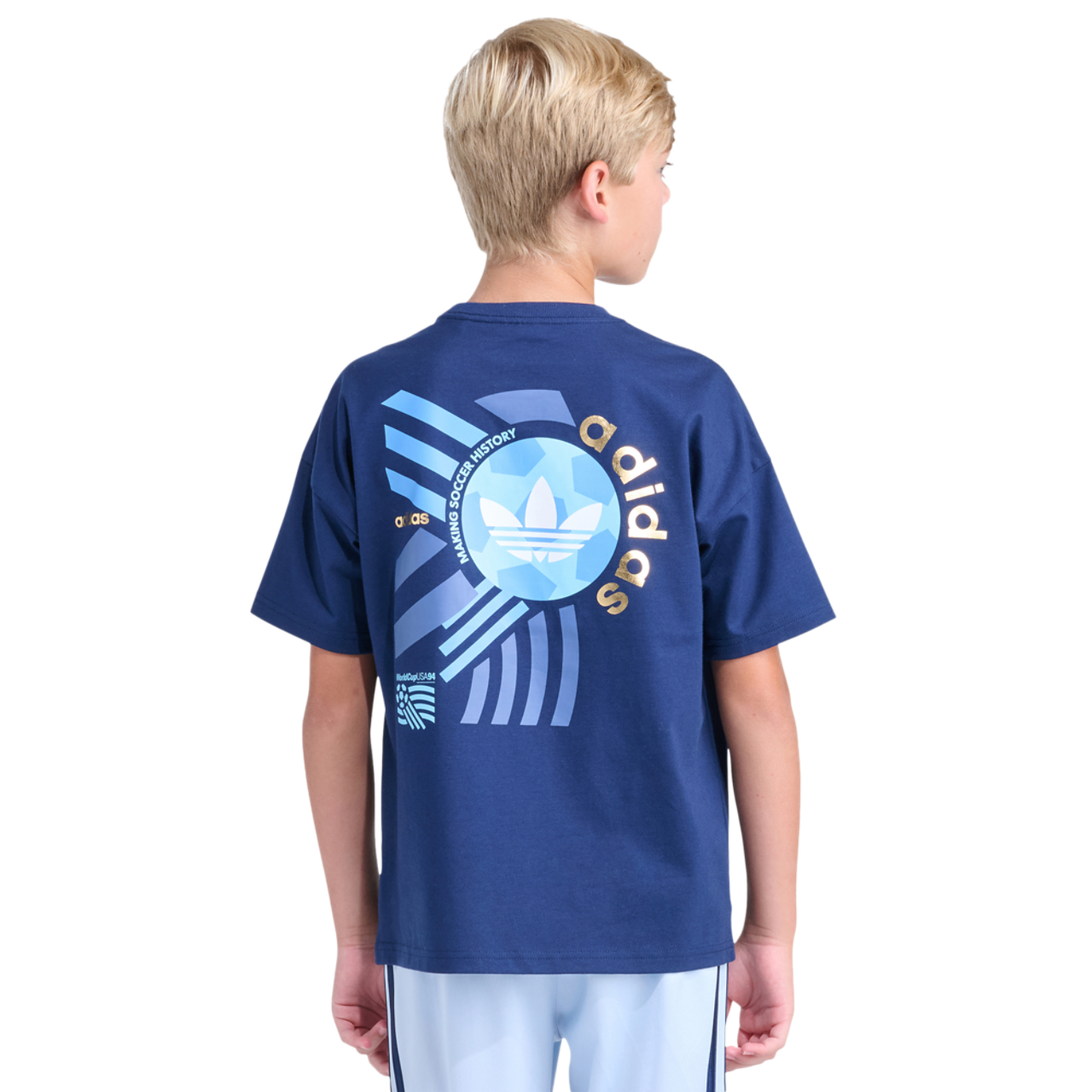 adidas World Cup Foil T-Shirt Image 2 of 6. Tap to open photo gallery.