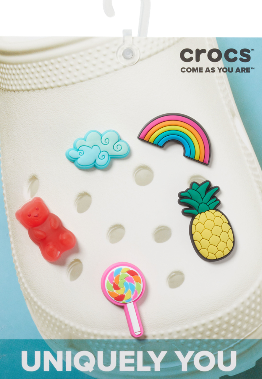 Crocs Jibbitz Happy Candy 5 Pack Image 1 of 2. Tap to open photo gallery.