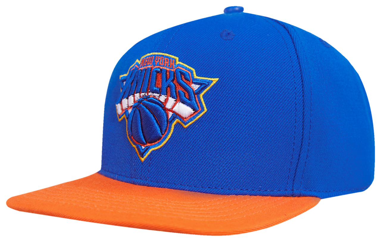 Pro Standard Knicks BOC Wool Snapback Hat Image 2 of 6. Tap to open photo gallery.