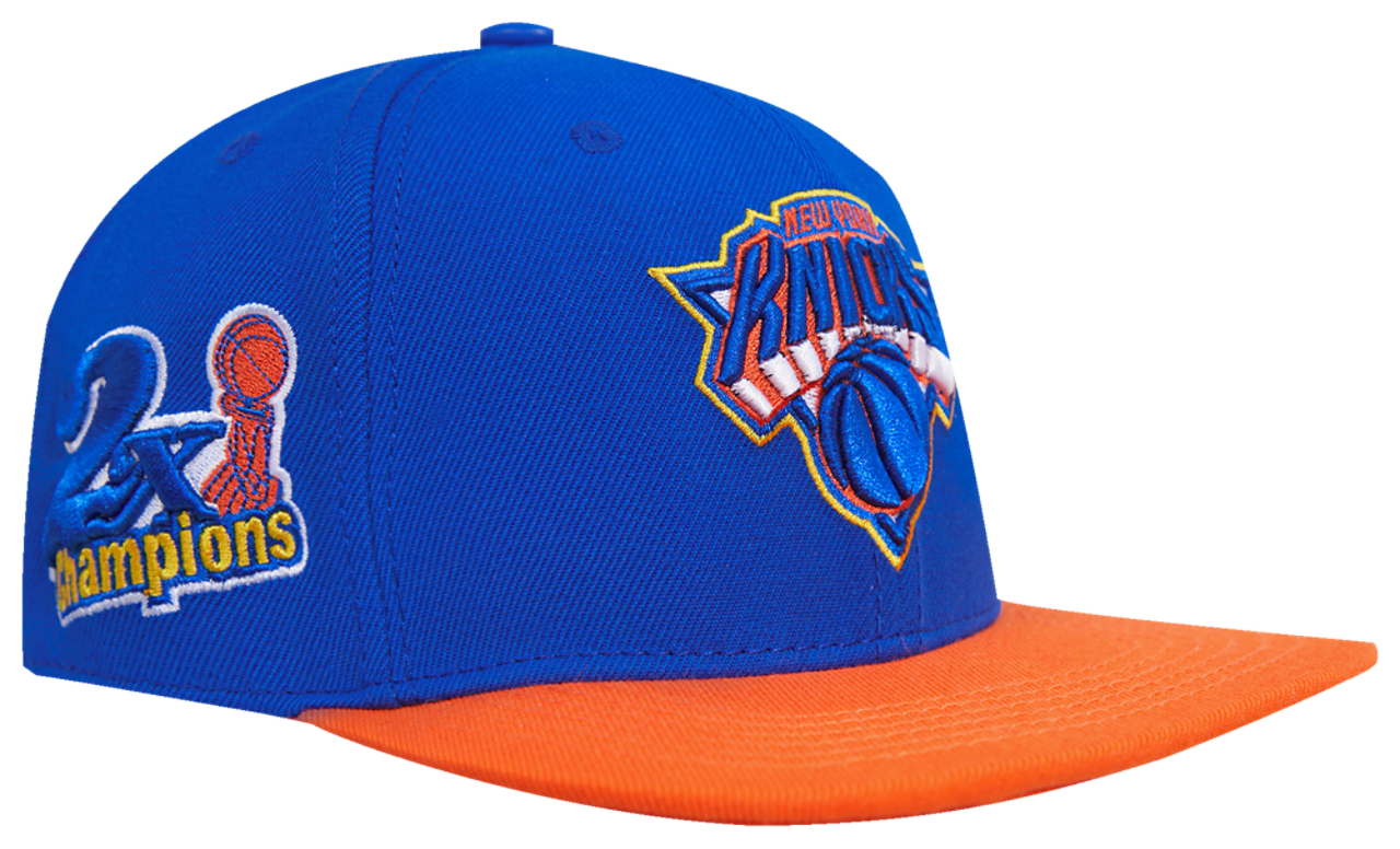 Pro Standard Knicks BOC Wool Snapback Hat Image 4 of 6. Tap to open photo gallery.