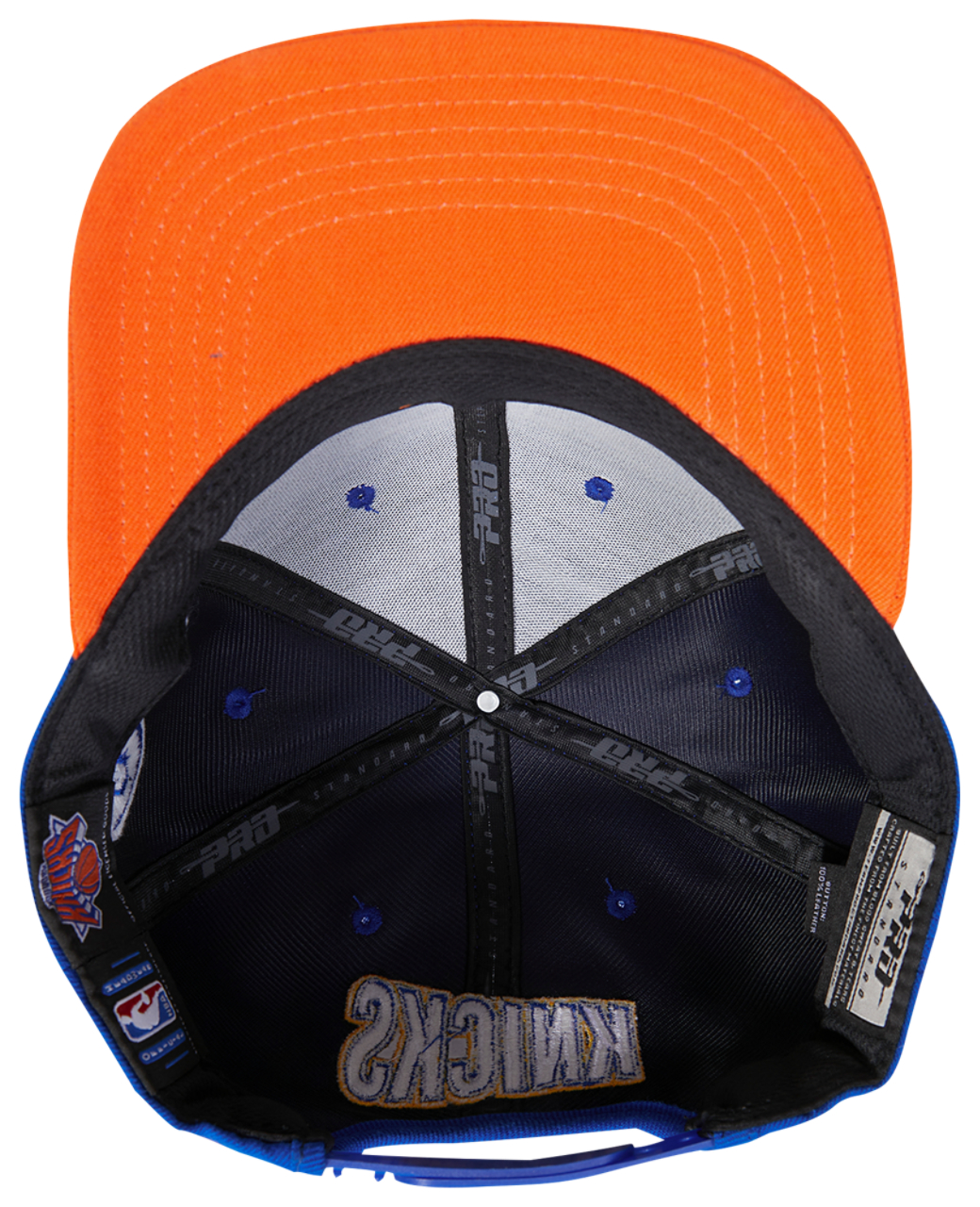 Pro Standard Knicks BOC Wool Snapback Hat Image 6 of 6. Tap to open photo gallery.