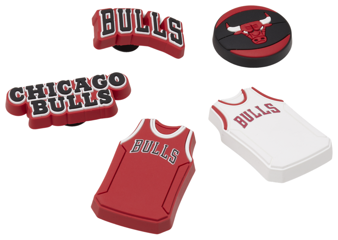 Crocs Jibbitz Chicago Bulls 5 Pack Image 2 of 7. Tap to open photo gallery.