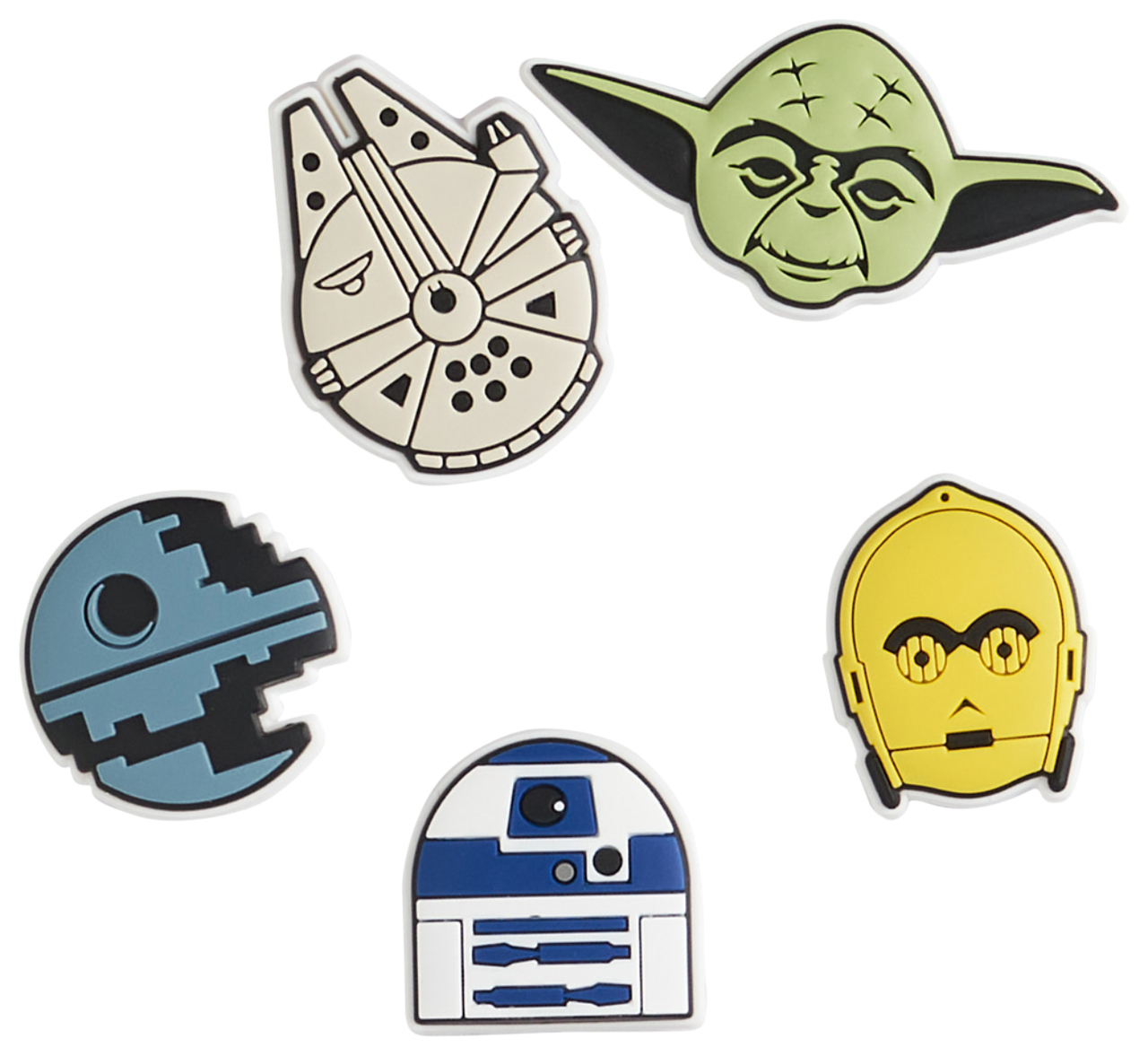 Crocs Star Wars 5 Pack Image 1 of 6. Tap to open photo gallery.