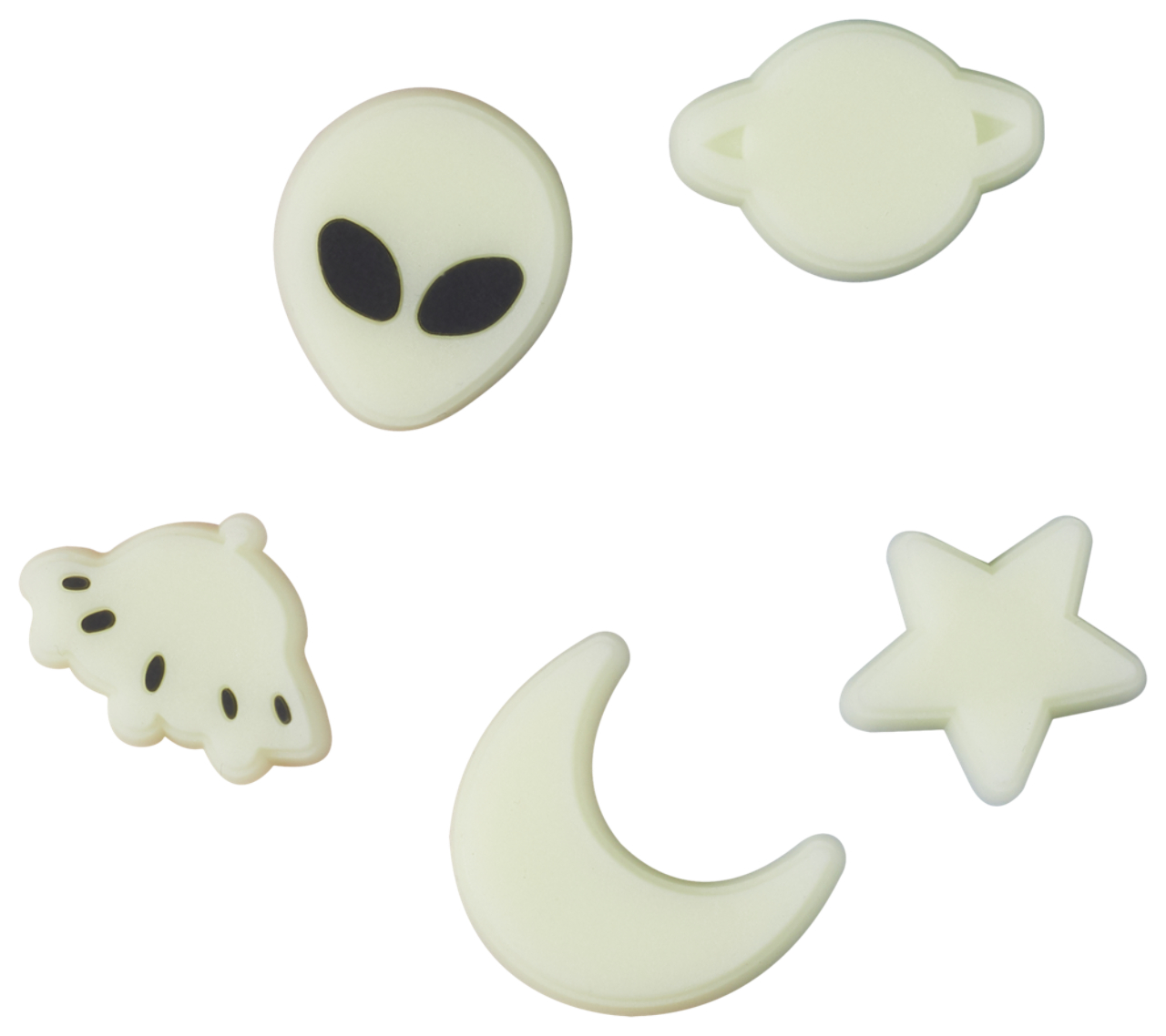 Crocs Jibbitz GITD Ceiling Stars 5 Pack Image 1 of 6. Tap to open photo gallery.