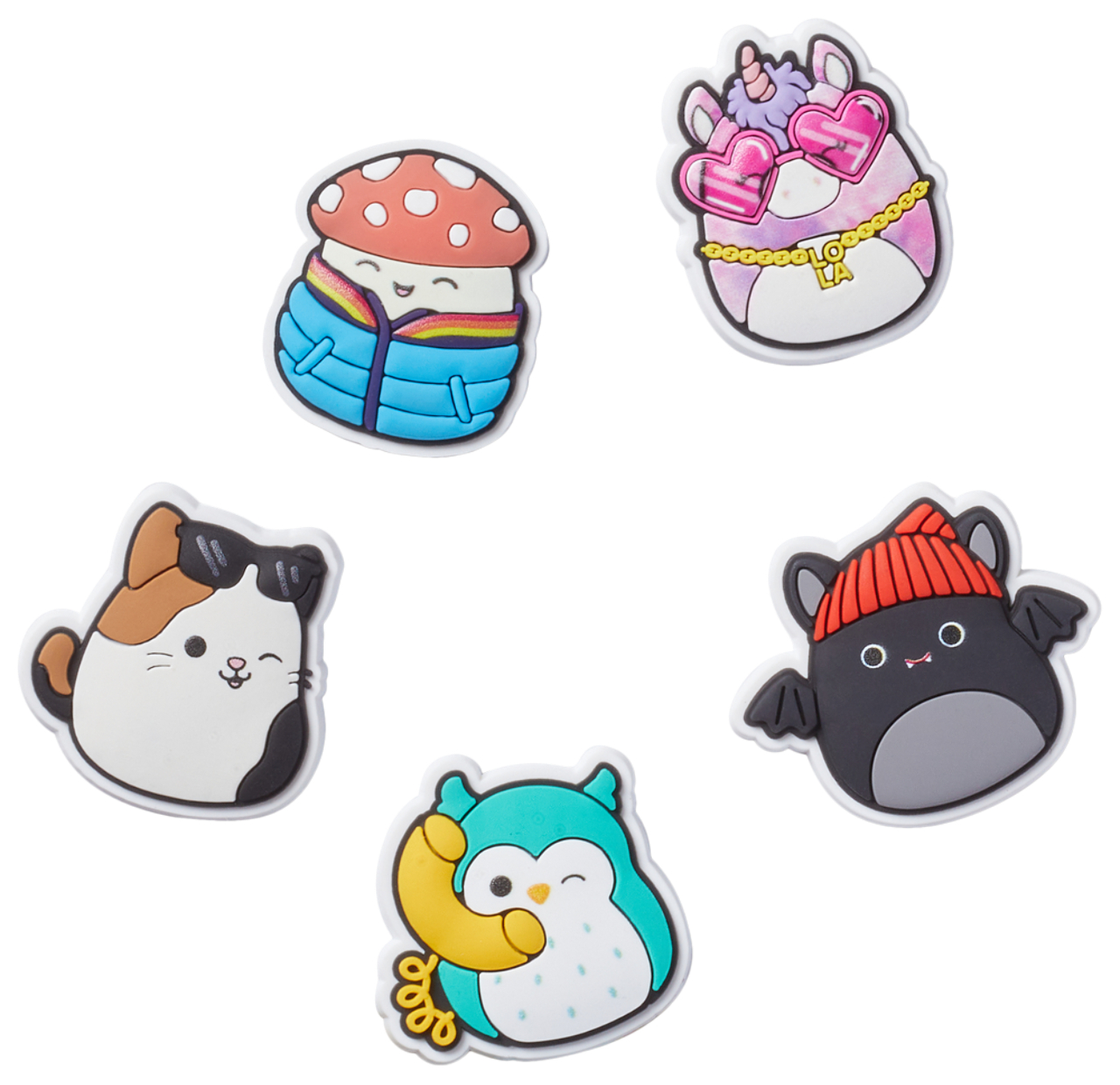 Crocs Jibbitz Squishmallows 5 Pack Image 1 of 6. Tap to open photo gallery.