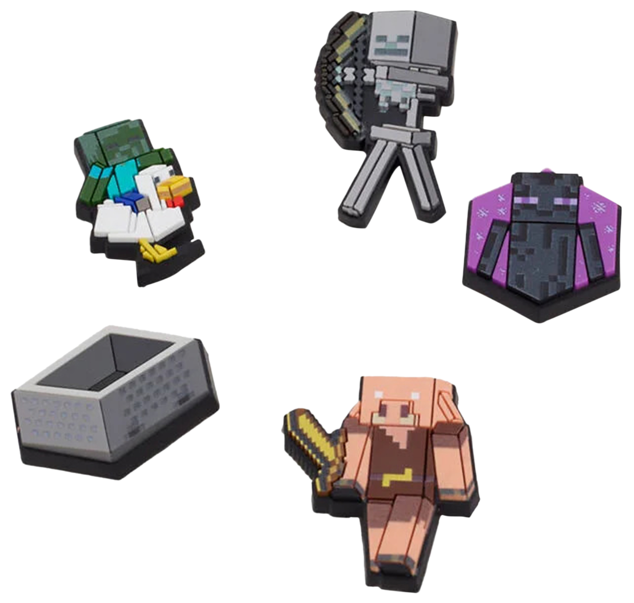 Crocs Minecraft 5 Pack Jibbitz Image 1 of 6. Tap to open photo gallery.