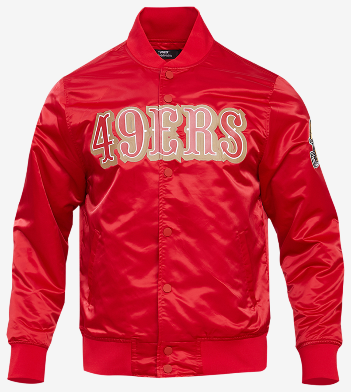 Pro Standard SAN FRANCISCO 49ERS SATIN JACKET Image 1 of 8. Tap to open photo gallery.