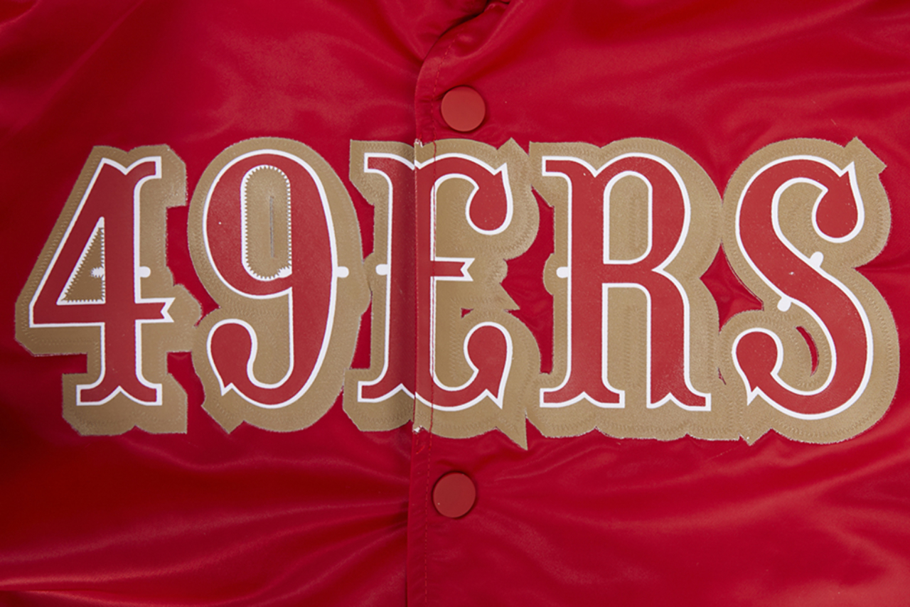 Pro Standard SAN FRANCISCO 49ERS SATIN JACKET Image 5 of 8. Tap to open photo gallery.