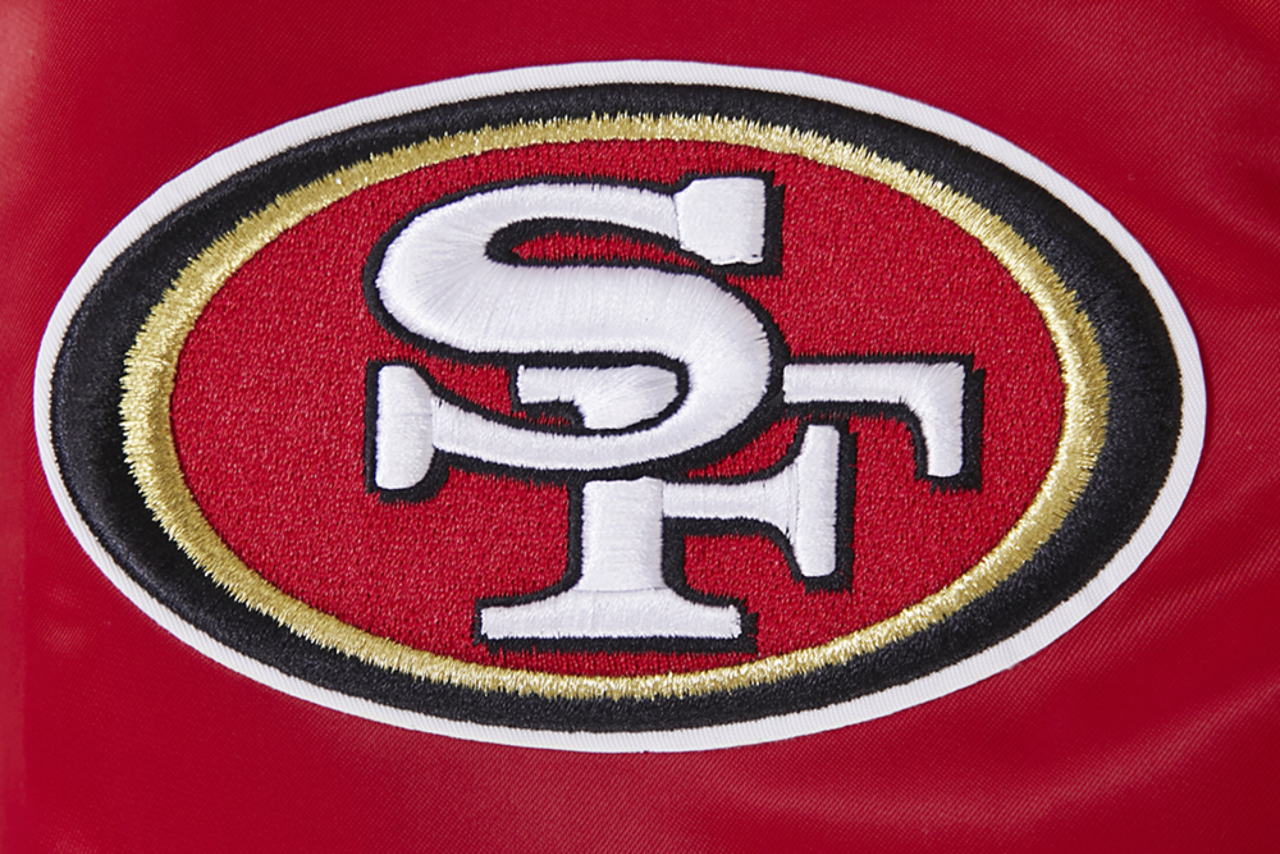 Pro Standard SAN FRANCISCO 49ERS SATIN JACKET Image 6 of 8. Tap to open photo gallery.