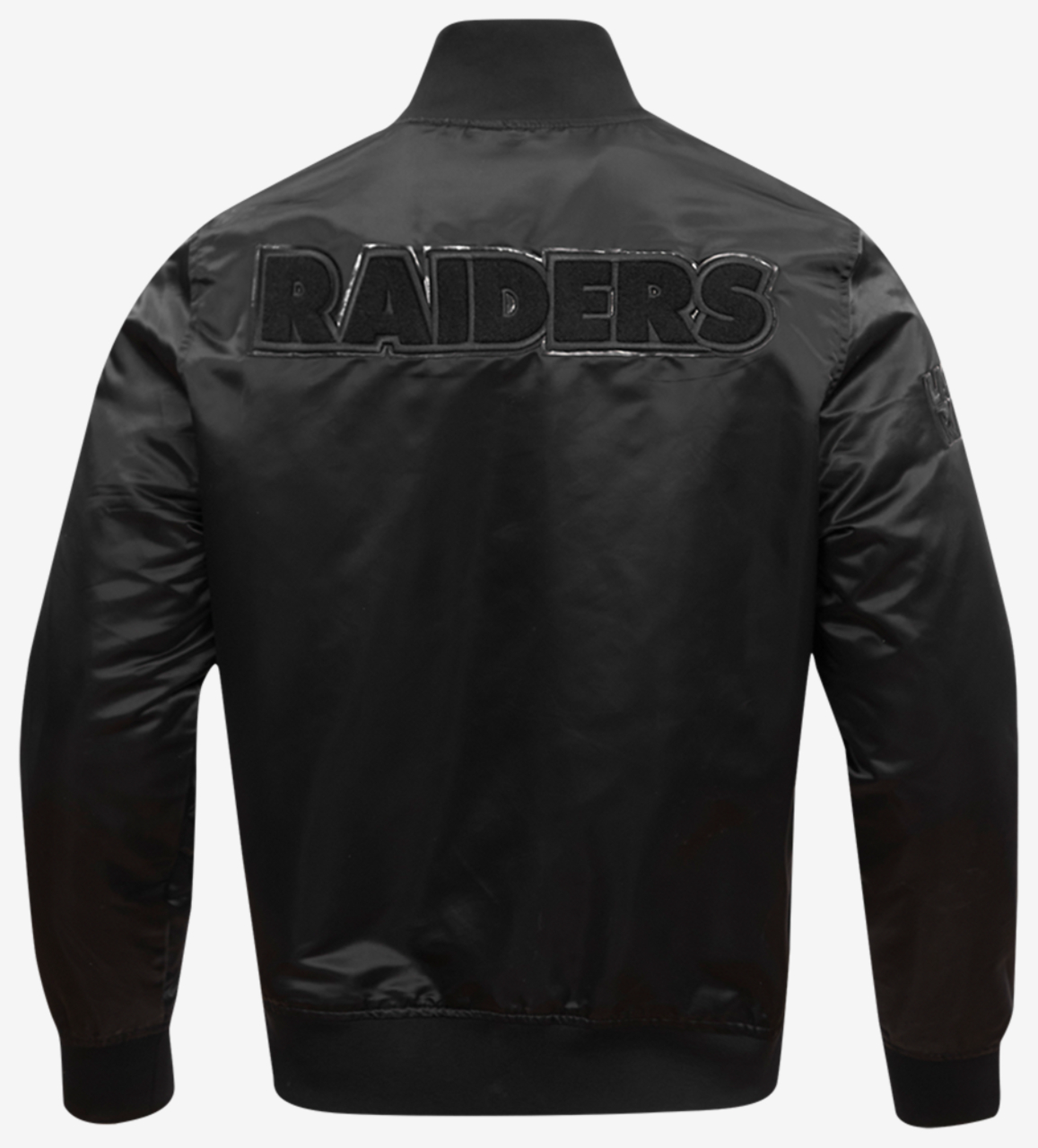 Pro Standard LAS VEGAS RAIDERS SATIN JACKET Image 2 of 8. Tap to open photo gallery.