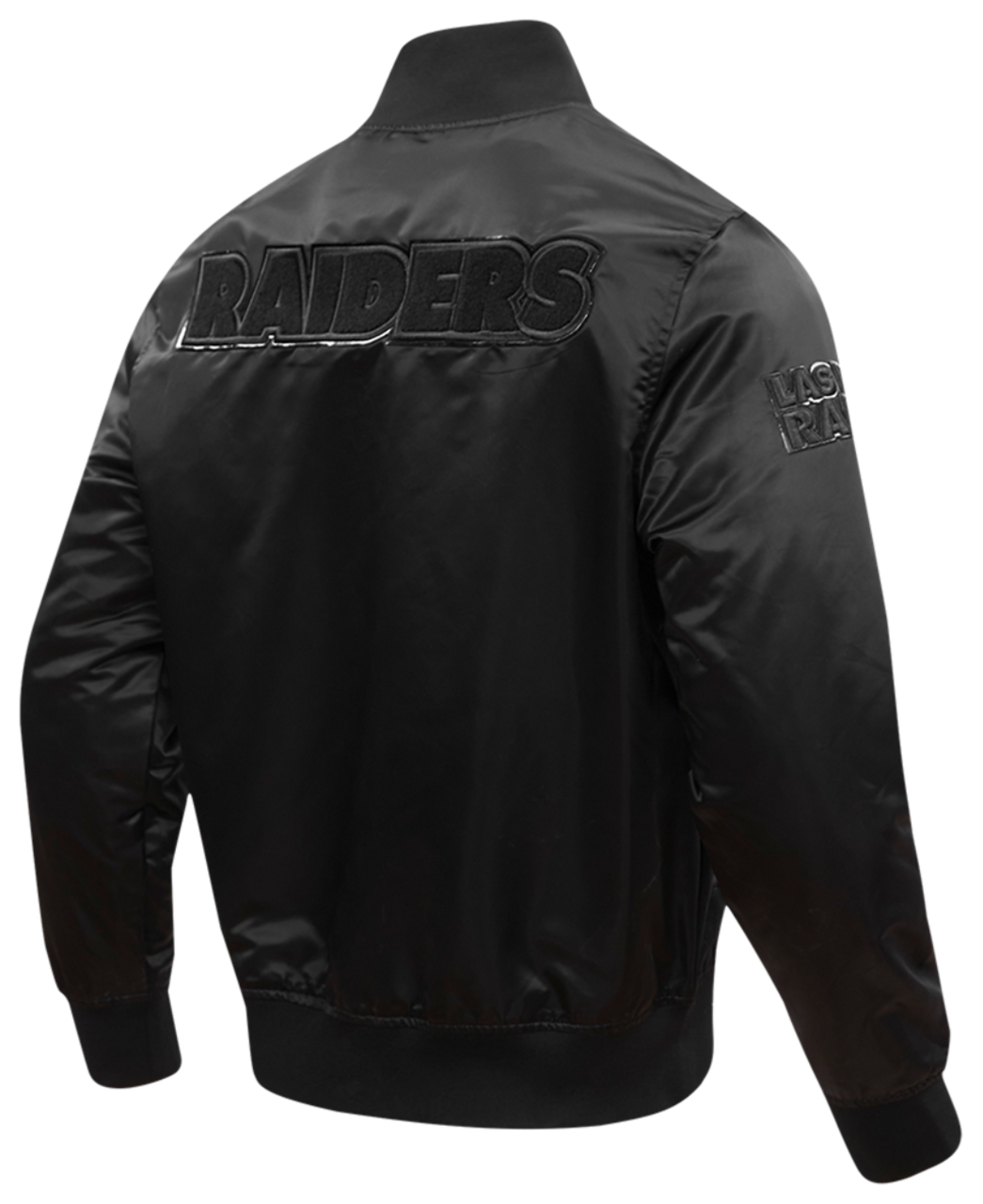 Pro Standard LAS VEGAS RAIDERS SATIN JACKET Image 4 of 8. Tap to open photo gallery.