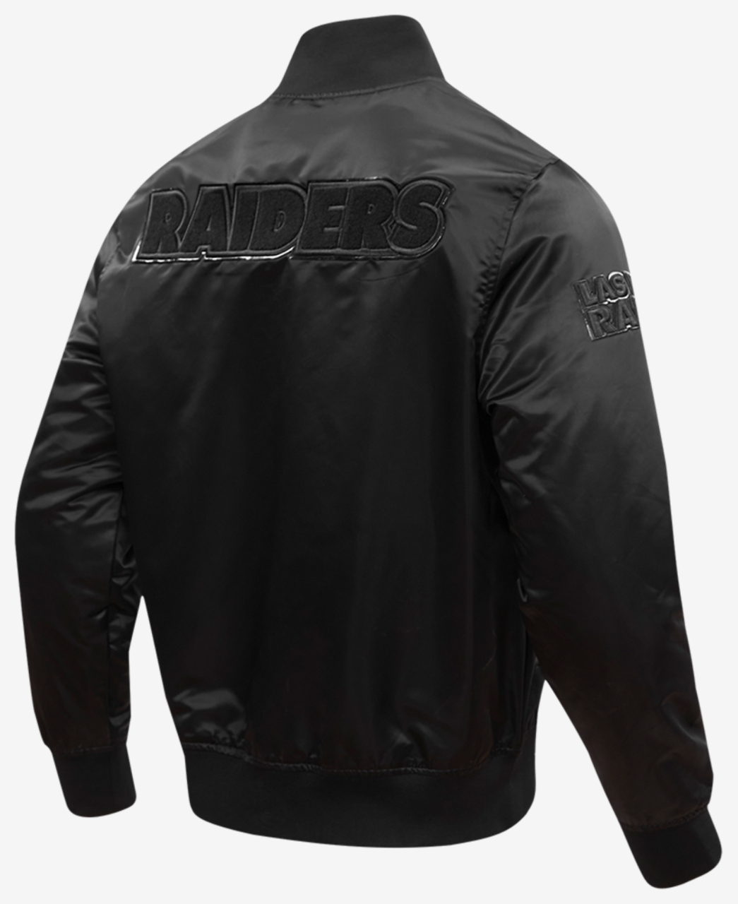 Pro Standard LAS VEGAS RAIDERS SATIN JACKET Image 4 of 8. Tap to open photo gallery.