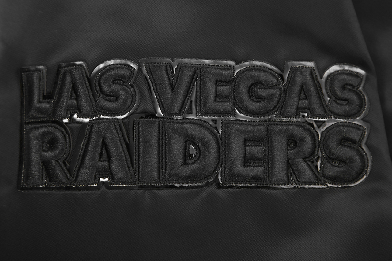 Pro Standard LAS VEGAS RAIDERS SATIN JACKET Image 5 of 8. Tap to open photo gallery.