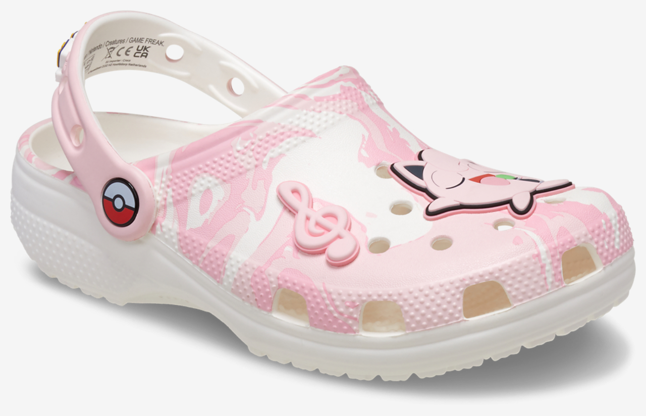 Crocs Pokémon Jigglypuff Classic Clogs Image 4 of 7. Tap to open photo gallery.