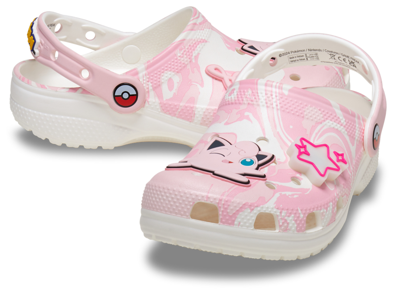 Crocs Pokémon Jigglypuff Classic Clogs Image 5 of 7. Tap to open photo gallery.