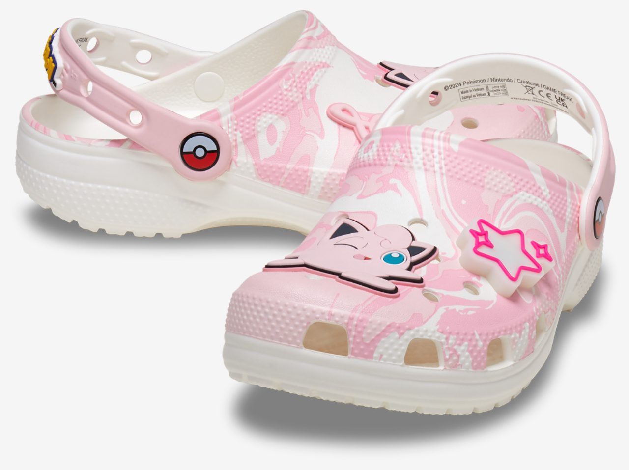 Crocs Pokémon Jigglypuff Classic Clogs Image 5 of 7. Tap to open photo gallery.