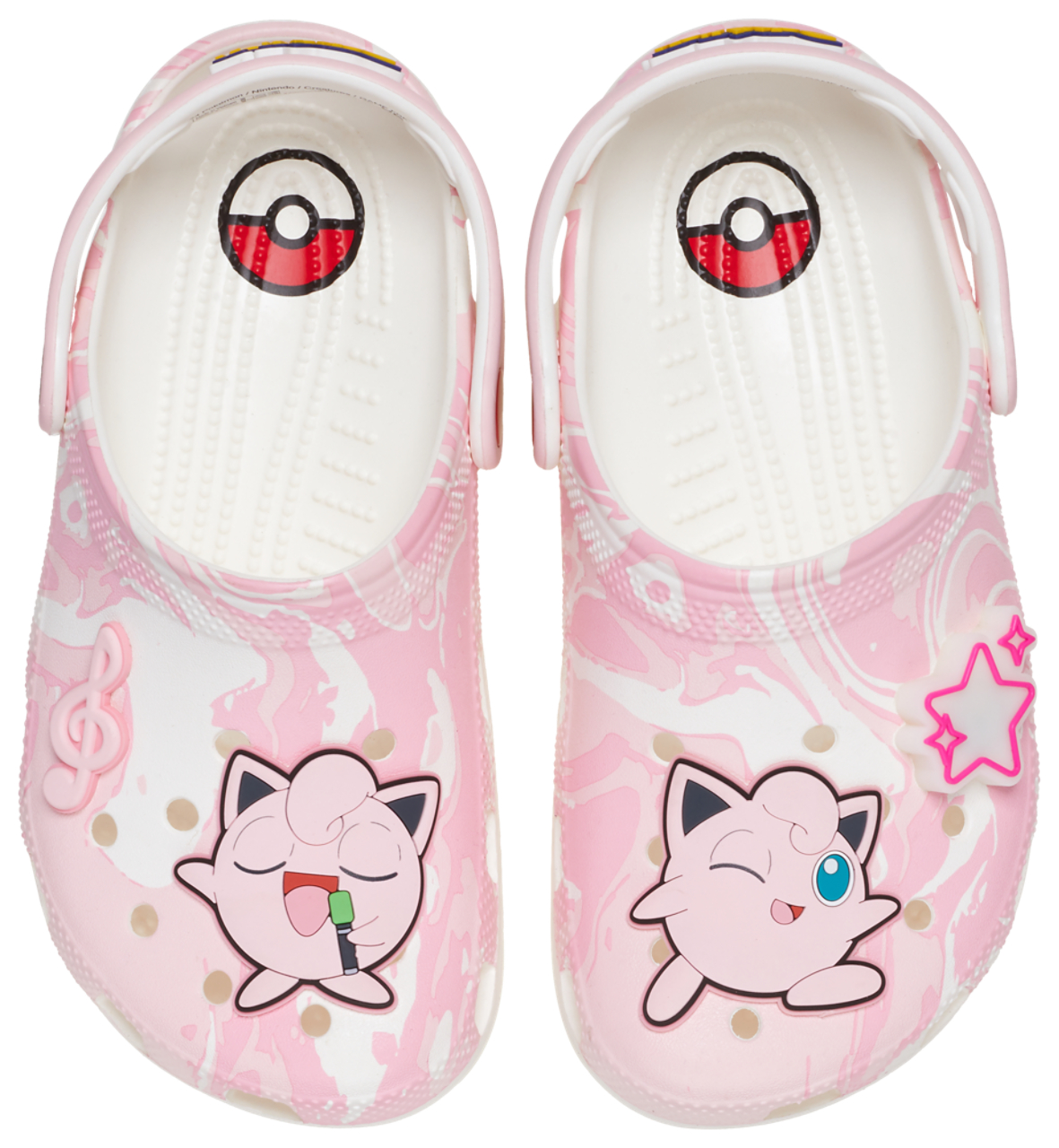 Crocs Pokémon Jigglypuff Classic Clogs Image 6 of 7. Tap to open photo gallery.