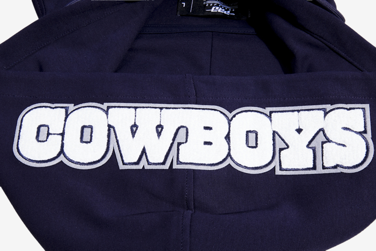 Pro Standard Cowboys Pullover Hoodie Image 8 of 8. Tap to open photo gallery.