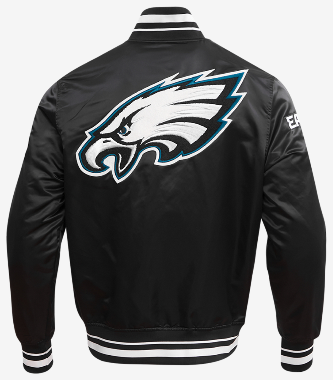 Pro Standard PHILADELPHIA EAGLES SATIN JACKET Image 2 of 8. Tap to open photo gallery.
