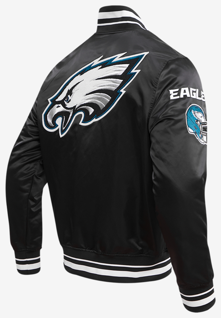 Pro Standard PHILADELPHIA EAGLES SATIN JACKET Image 4 of 8. Tap to open photo gallery.