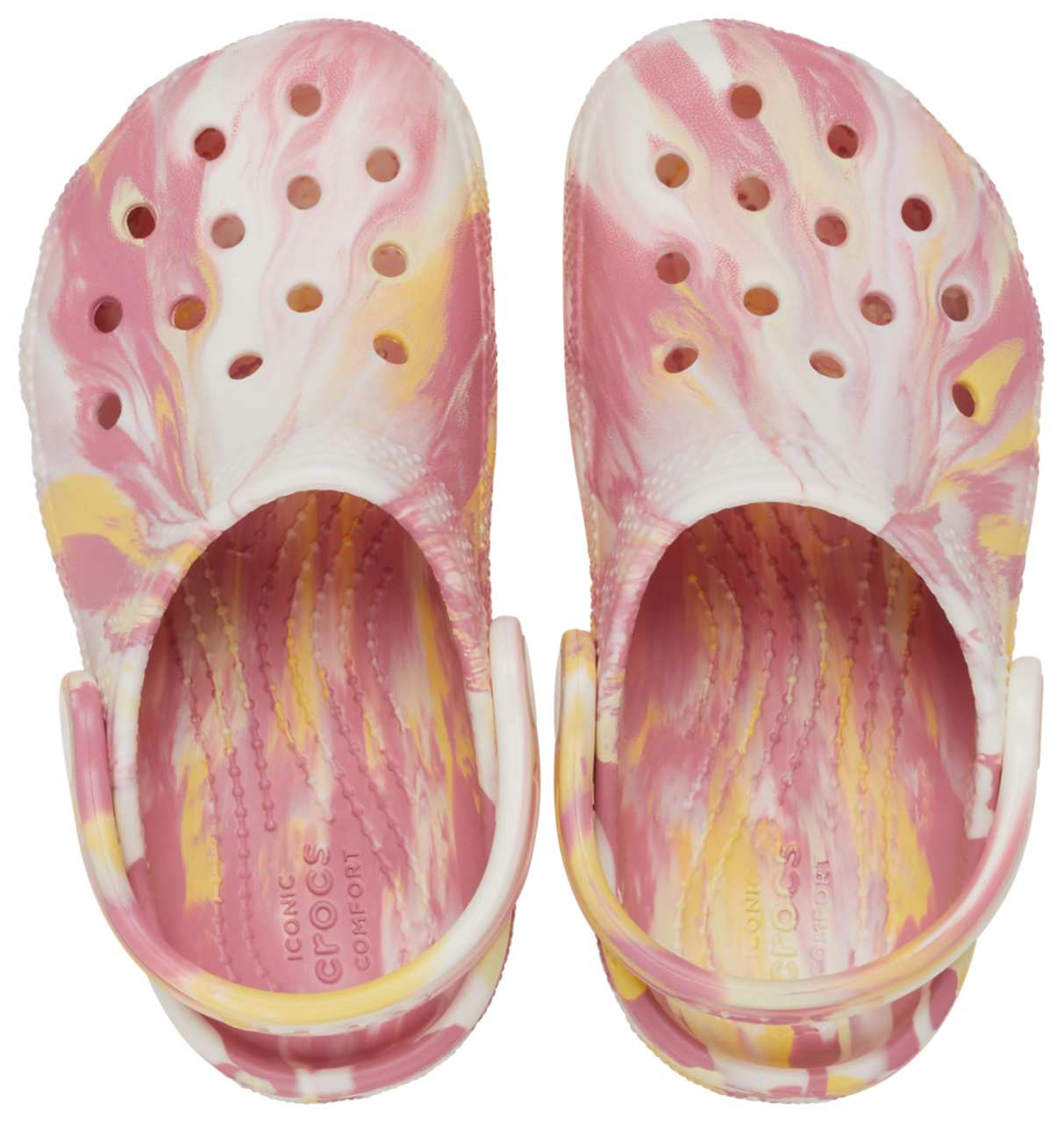 Crocs Classic Glow Marbled Clogs Image 3 of 4. Tap to open photo gallery.