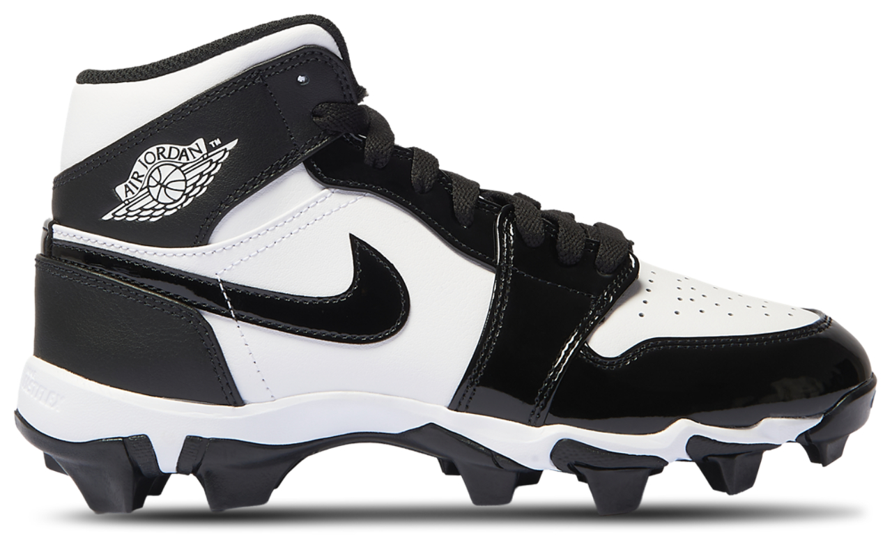Jordan AJ 1 Mid Cleats  Image 1 of 5. Tap to open photo gallery.