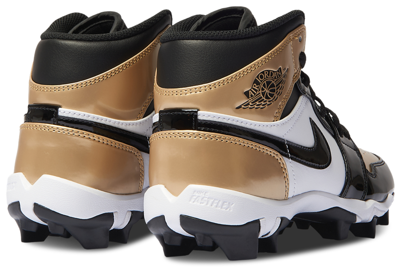 Jordan AJ 1 Mid Cleats  Image 3 of 5. Tap to open photo gallery.