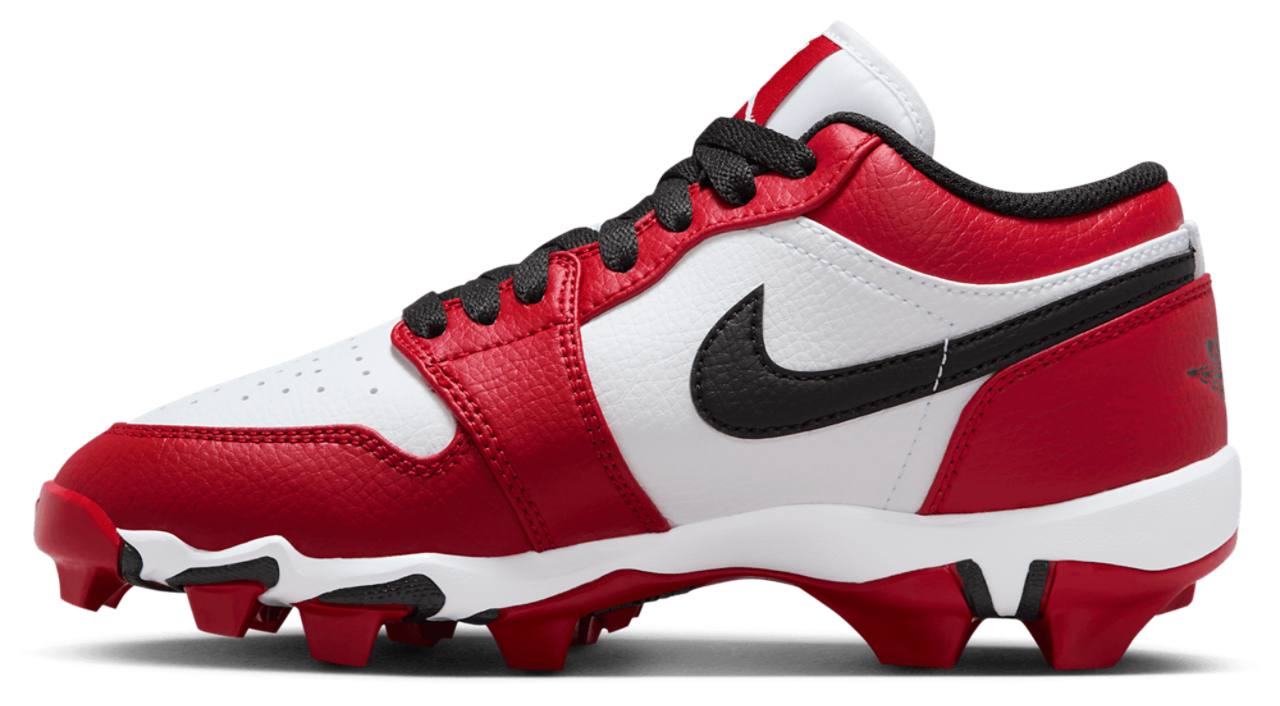 Jordan AJ 1 Low Cleats  Image 2 of 6. Tap to open photo gallery.