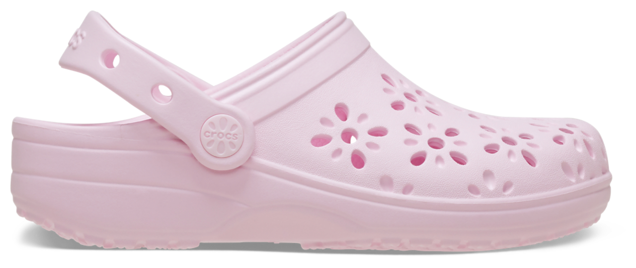 Crocs Floral Cutout Clogs Image 2 of 5. Tap to open photo gallery.