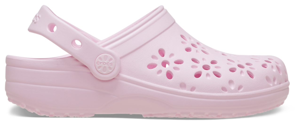 Crocs Floral Cutout Clogs Image 2 of 5. Tap to open photo gallery.