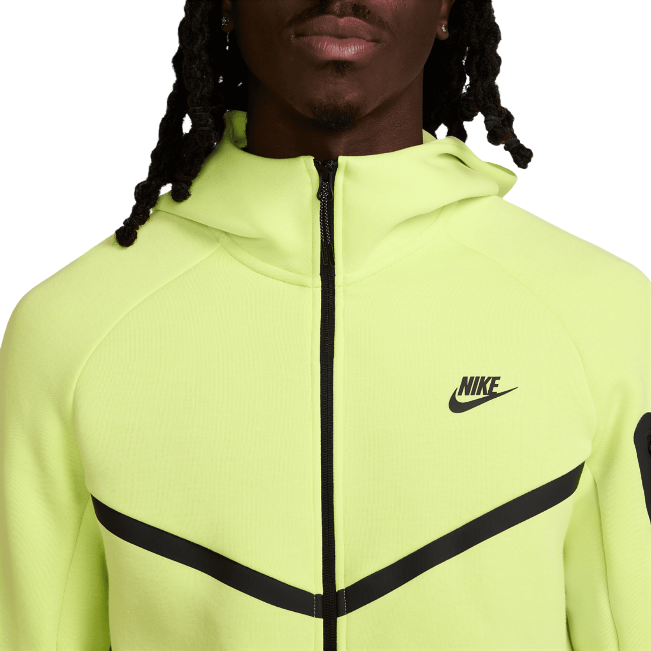 Nike Tech Fleece Full-Zip Windrunner Hoodie  Image 4 of 11. Tap to open photo gallery.