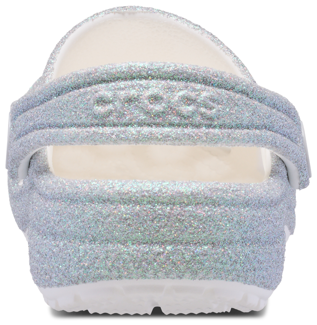 Crocs Classic Iridescent Glitter Clogs Image 2 of 4. Tap to open photo gallery.