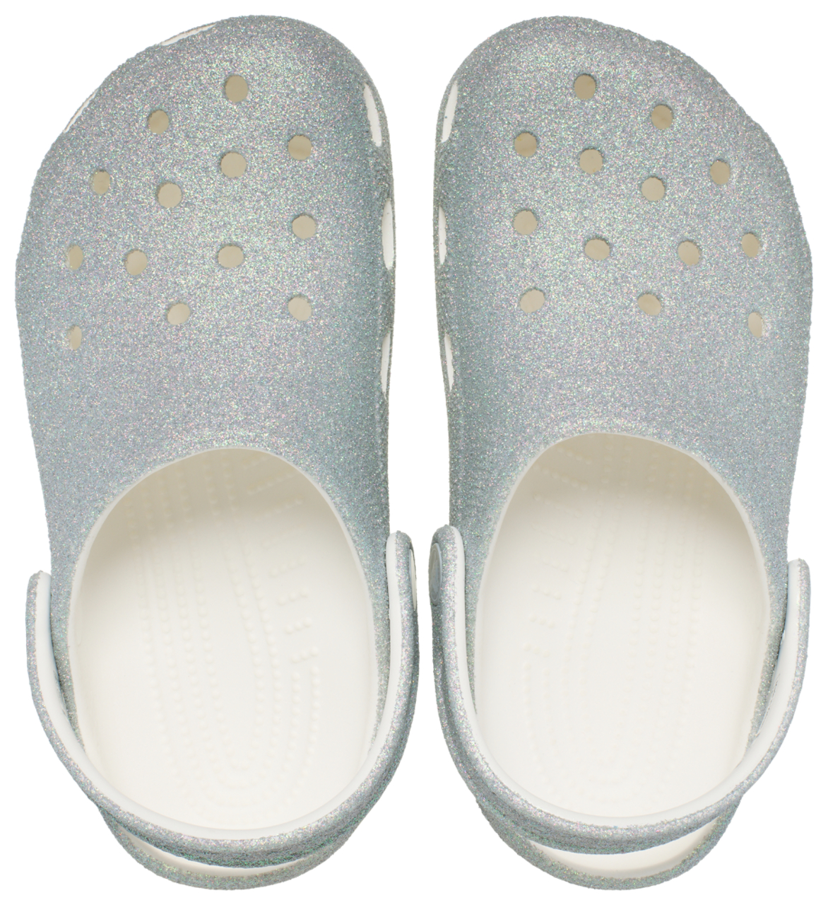 Crocs Classic Iridescent Glitter Clogs Image 3 of 4. Tap to open photo gallery.
