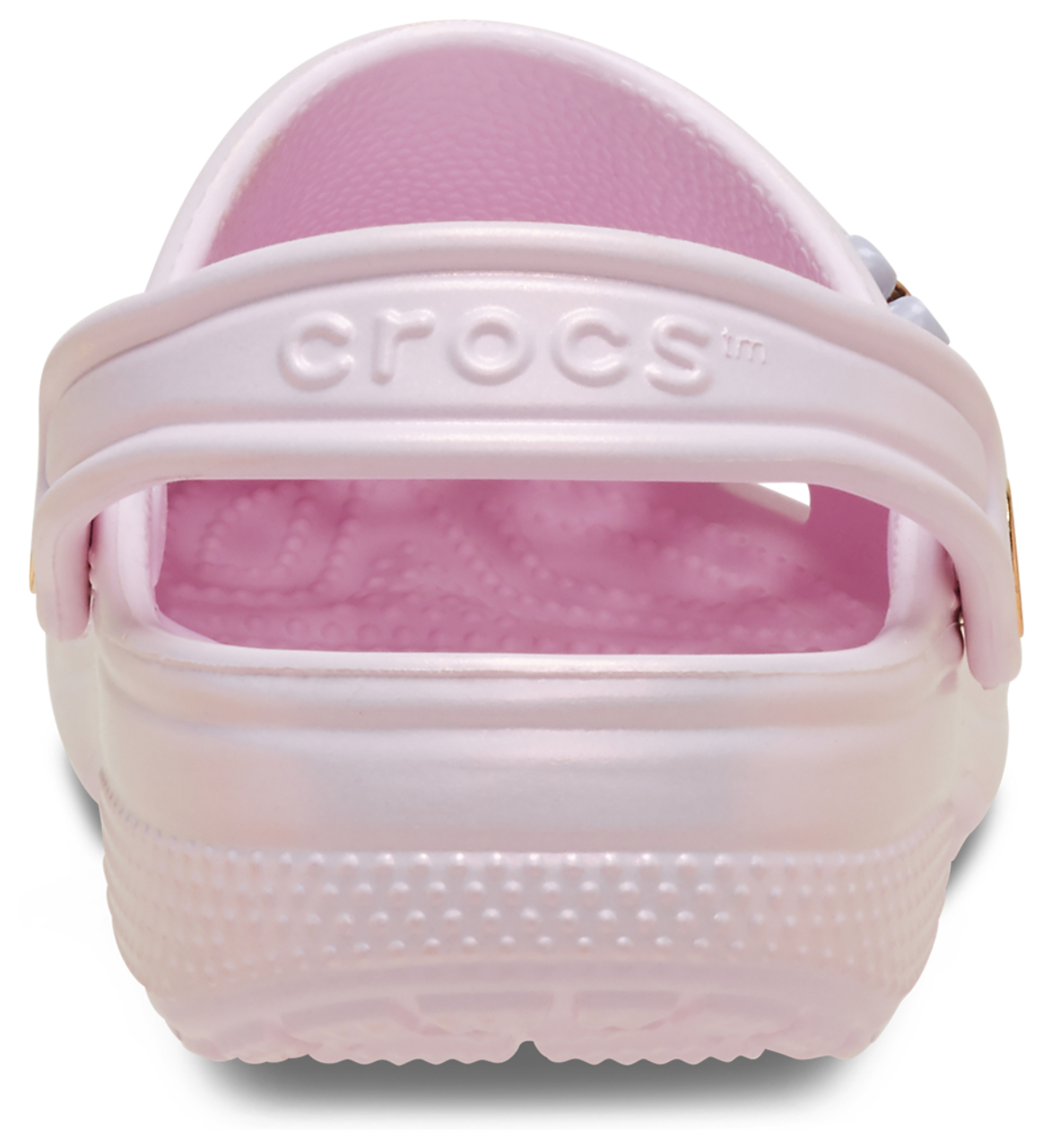 Crocs Classic Iridescent Charm Clogs Image 2 of 4. Tap to open photo gallery.