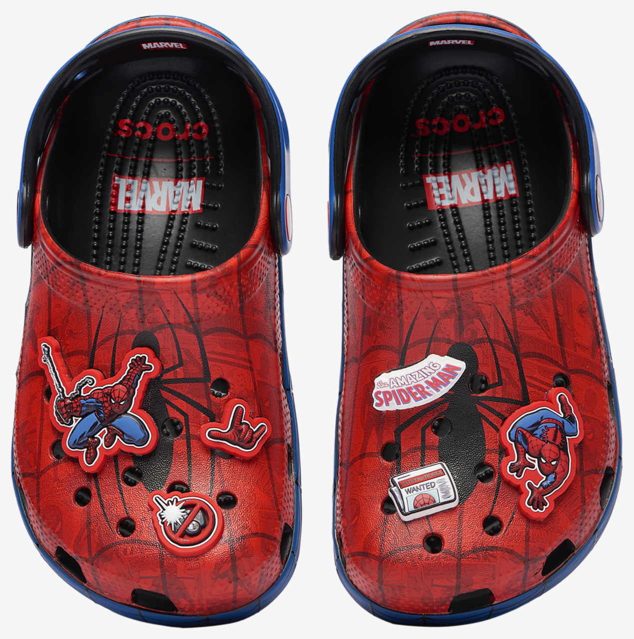 Crocs Classic Clogs Spider-Man Image 1 of 7. Tap to open photo gallery.