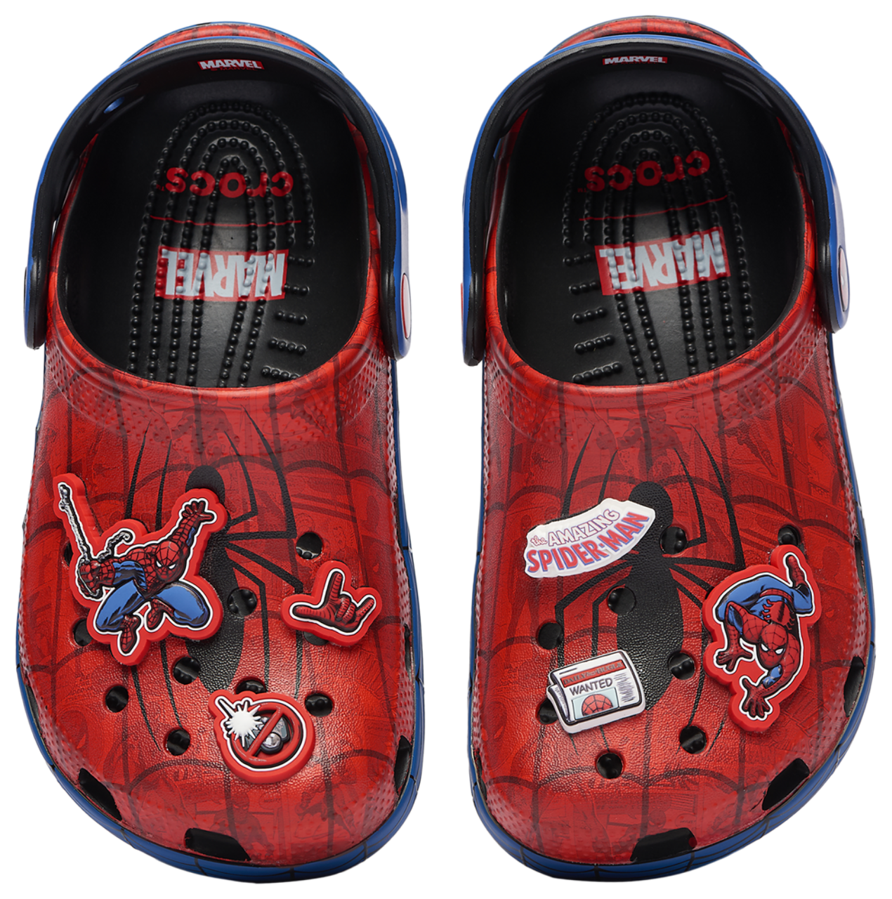 Crocs Classic Clogs Spider-Man Image 1 of 7. Tap to open photo gallery.