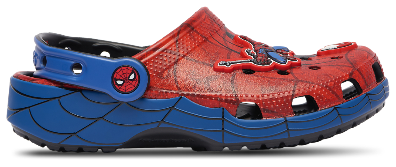 Crocs Classic Clogs Spider-Man Image 2 of 7. Tap to open photo gallery.
