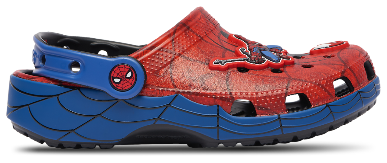 Crocs Classic Clogs Spider-Man Image 2 of 7. Tap to open photo gallery.