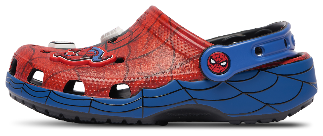 Crocs Classic Clogs Spider-Man Image 4 of 7. Tap to open photo gallery.