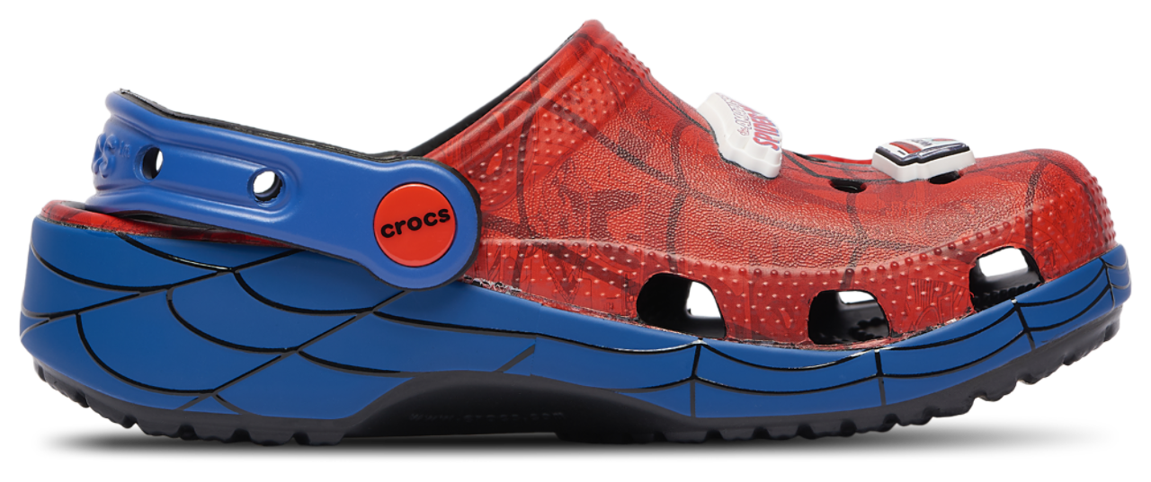Crocs Classic Clogs Spider-Man Image 5 of 7. Tap to open photo gallery.