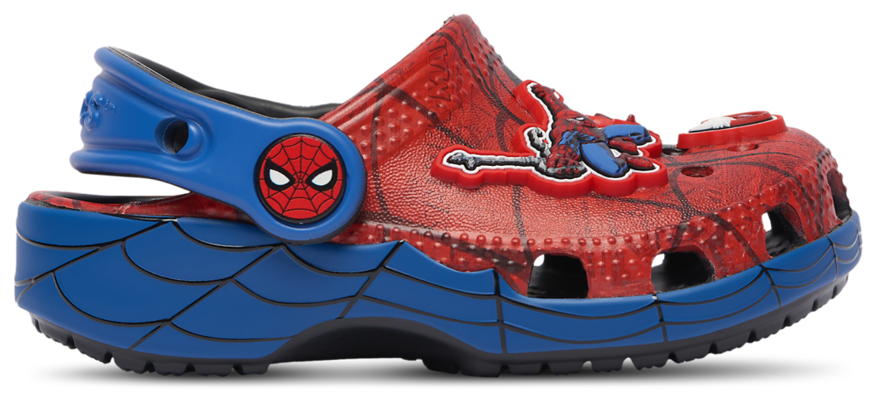 Crocs Classic Clogs Spider-Man Image 2 of 7. Tap to open photo gallery.