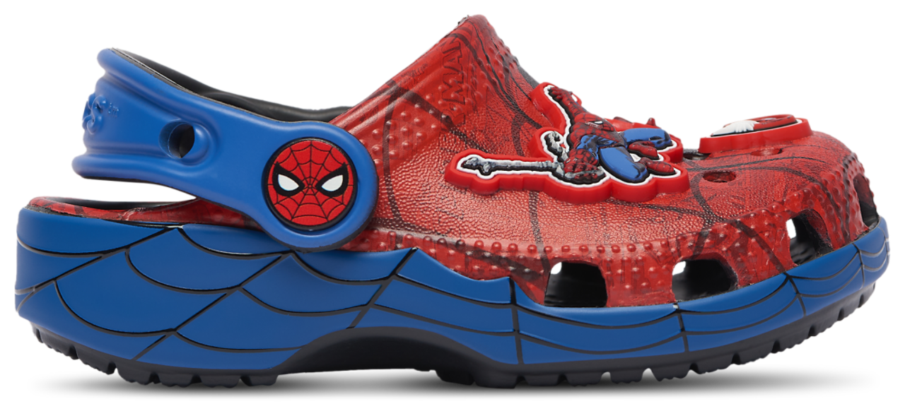 Crocs Classic Clogs Spider-Man Image 2 of 7. Tap to open photo gallery.